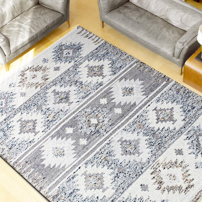 Tapis noué à la main de haute qualité, Rectangle 8 pi x 10 pi