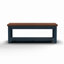 Table basse 48 pouces, aucun assemblage requis, bleu denim -786092809