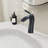 Premium Matte Black Single Handle Brass Faucet For Contemporary Bathrooms