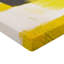 Drap-housse abstrait Ambesonne, ensemble de 2 coups de pinceau grunge gris et jaune-106744844