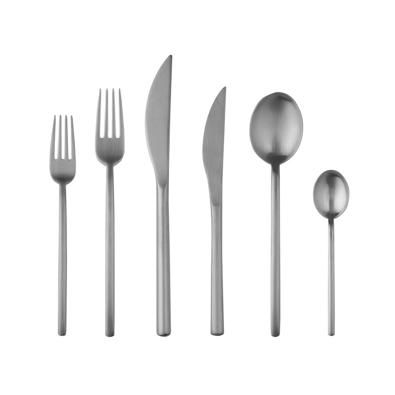 Due Flatware Set - 36 Pieces - Ice, Ice