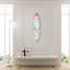 Explode Creativity Neon Decorative Acrylic Surfboard by Oliver Gal