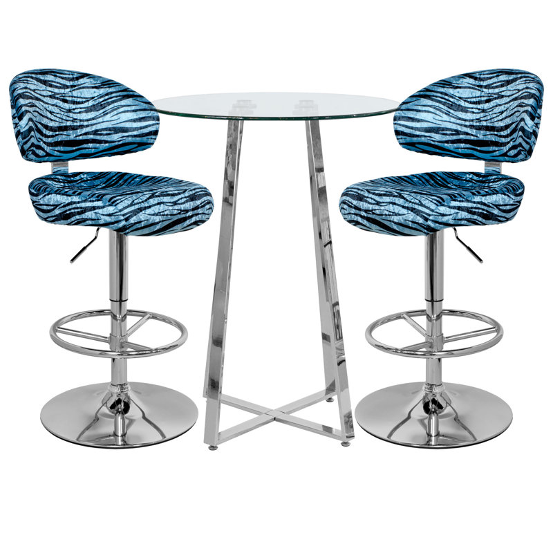Faiyaz 2 - Person Dining Set, Aqua