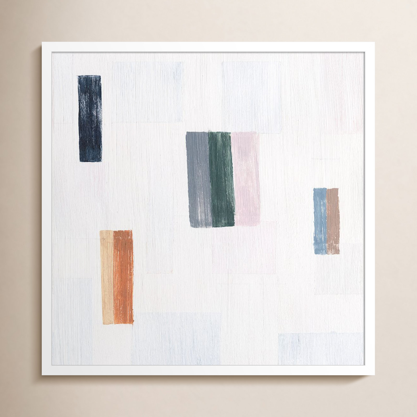 Somatic I Print by Vanna Lam, White, 25" H x 25" W