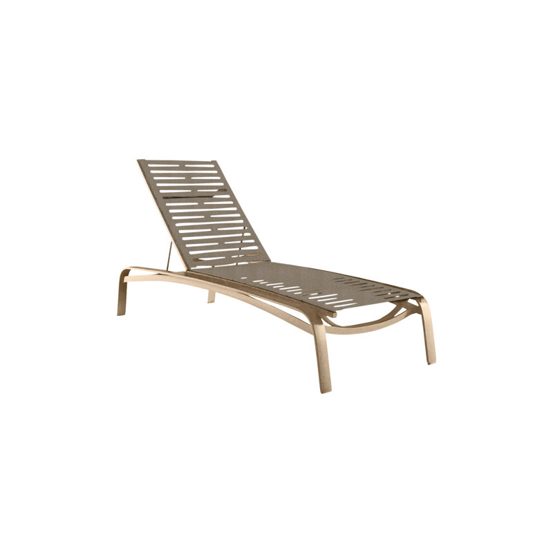 Laguna Beach EZ Span™ Outdoor Rust-Resistant Metal Chaise Lounge, Moab, Sonora