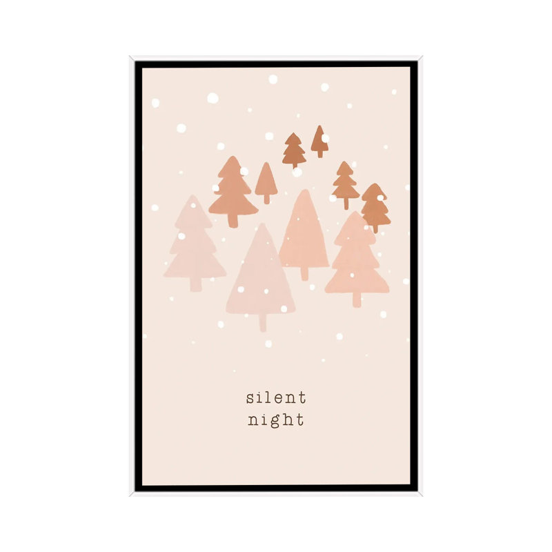 « Silent Night » par Orara studio, reproduction d’art, Toile blanche encadrée, Pas de tapis, H 48 po x l 32 po x P 1,5 po