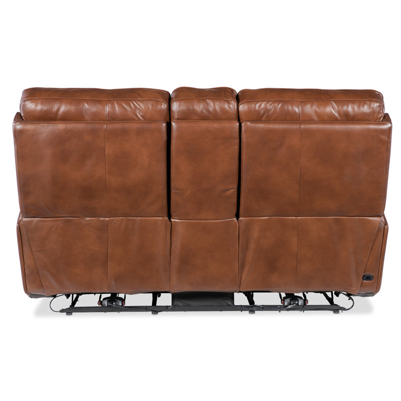Crosby Leather Loveseat