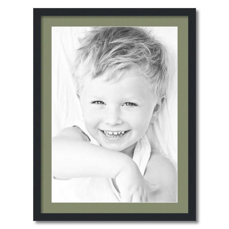 Cadre pour photo simple 20 "x 28" en bois mat, Basilic