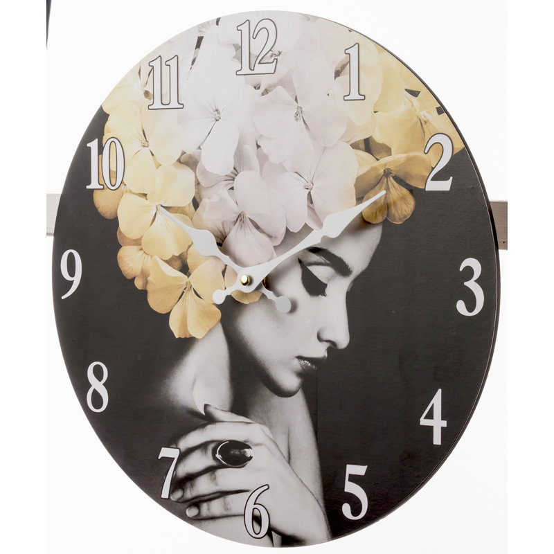 Alicija Wood Wall Clock