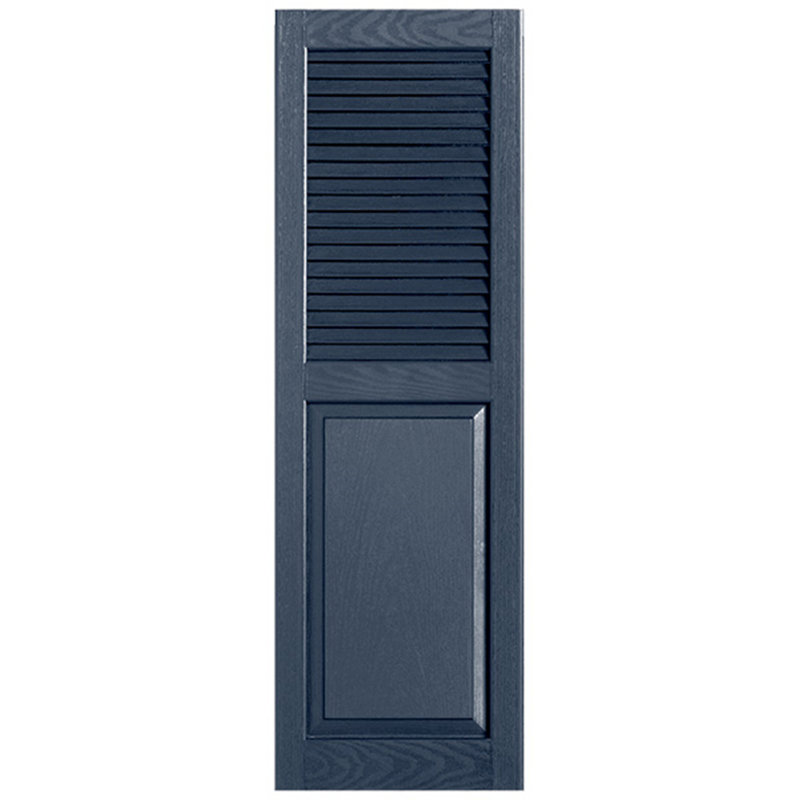 Combinaison droite à persiennes combinées, 60 po, 12 po, Royal