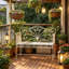 Banc de jardin extérieur, banc de jardin, banc de véranda