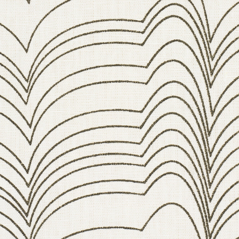 Schumacher X Studio Bon Richter Fabric, Black