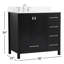 Ensemble de meuble-lavabo simple 36 po Irene-247202530