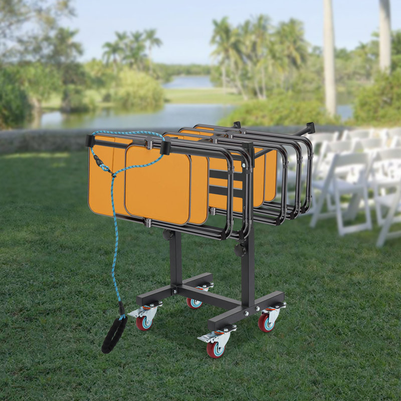 Support de rangement réglable pour chaise pliante sans chaise