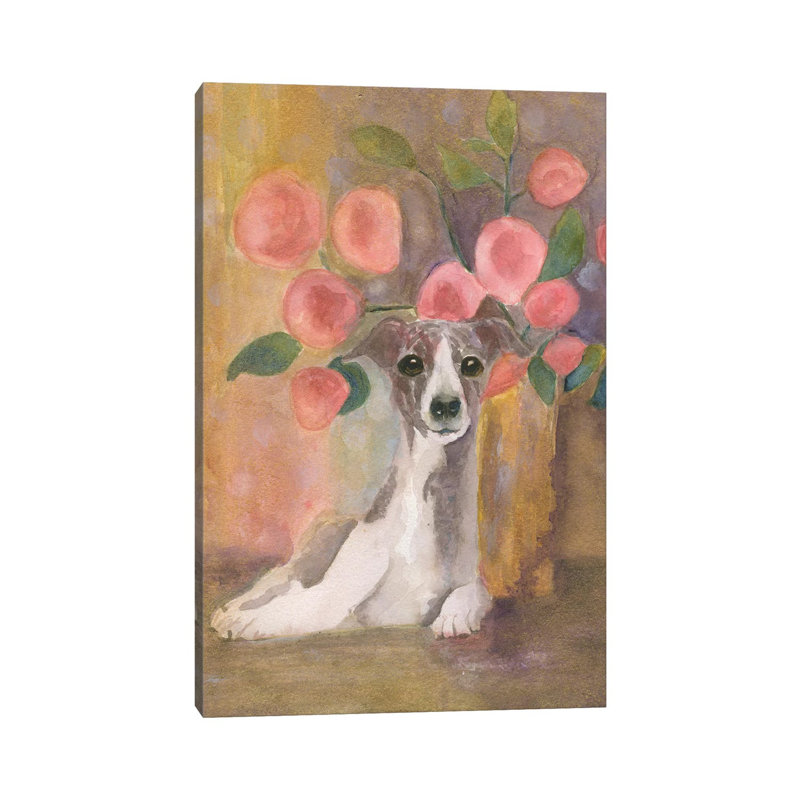 Sitting Pretty by Connie Collum - Painting on Canvas, Wrapped Canvas, 30.48cm H x 20.32cm W x 1.91cm D