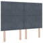 Headboard Wall-Mounted Geometric Manual Velvet-153739047