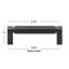 Poignée glissée centre à centre GlideRite 3-3 / 4 po (96 mm), noir mat - 4788-96-MB-103557746