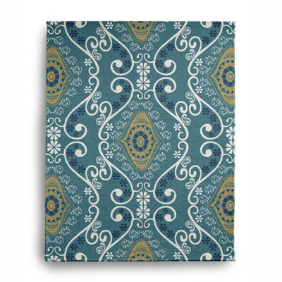 Catalie Chenille Oriental Indoor Rug