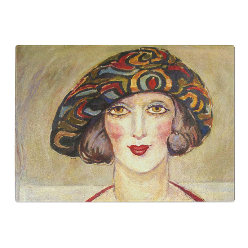 Danish Girl by Gerda Wegener Chopping Board, 28.5cm W x 39cm L