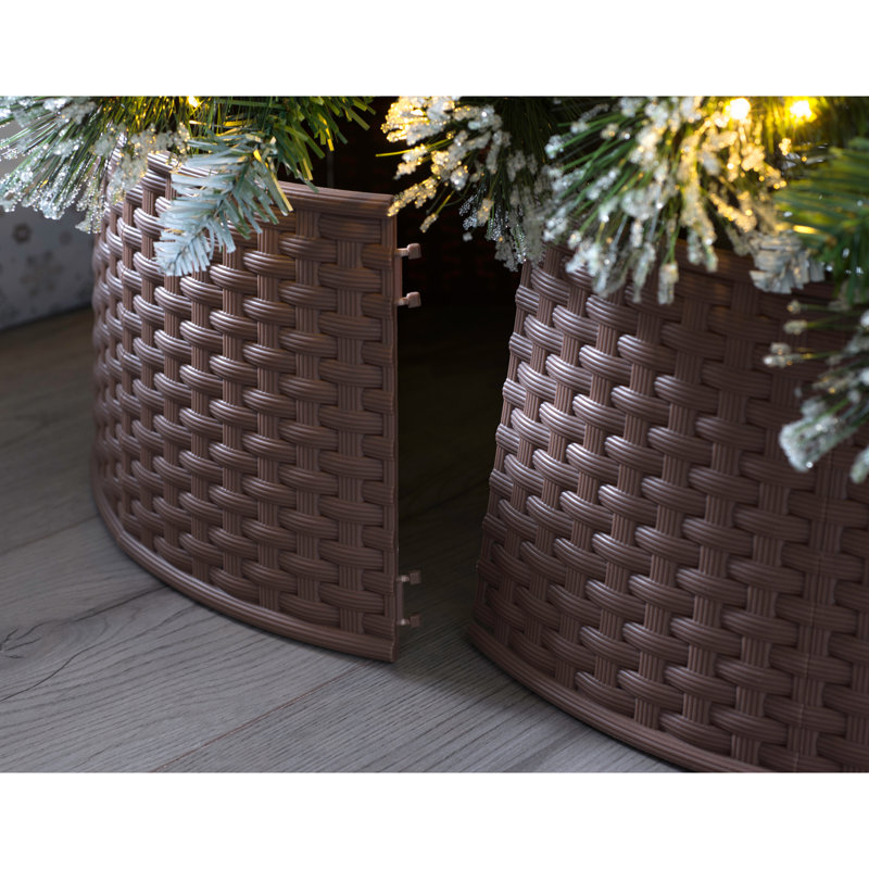 Plastic Tree Collar, Brown