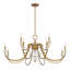 Lustre 12 lumières en laiton chaleureux Savoy House Bergdorf-106189689-106189691