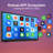 JYXCN Interactive Smart Board 75", 4K Touch Screen Digital Electronic Calendar All-In-One Smartboard Touchscreen Dual OS for School & Business