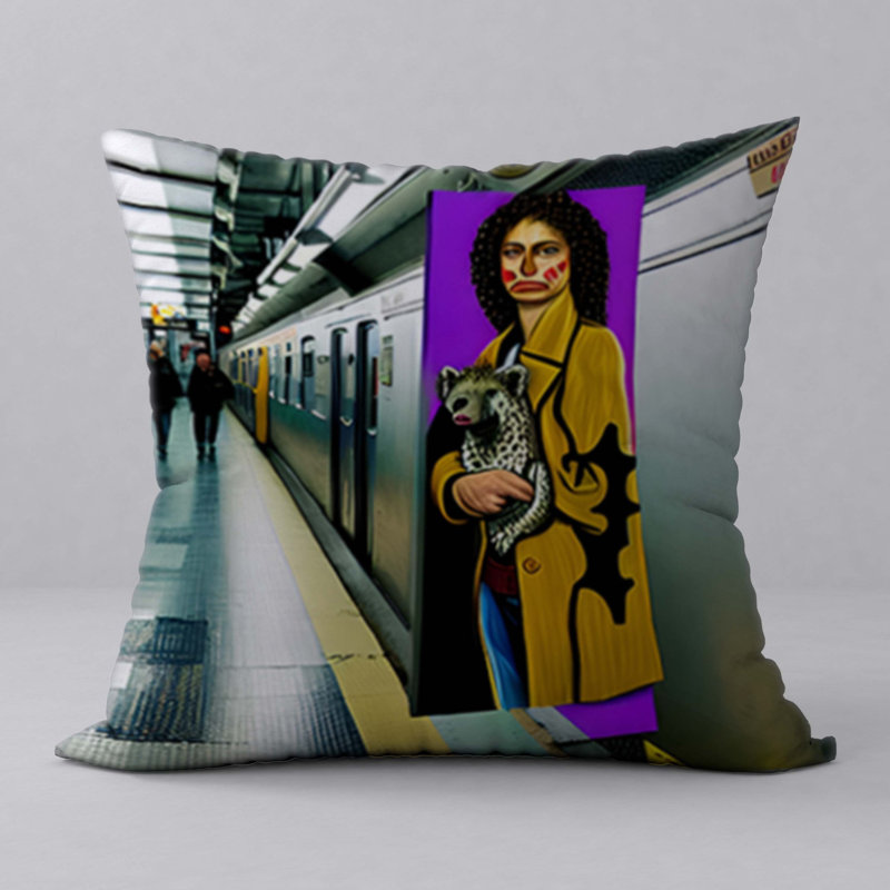 Reversible Throw Pillow