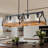 Rodnisha 4-Light Farmhouse Kitchen Island Light