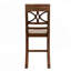Ensemble de salle à manger à hauteur de comptoir 6 pièces avec rangement Rustic, comprenant table, banc et 4 chaises pour une utilisation polyvalente