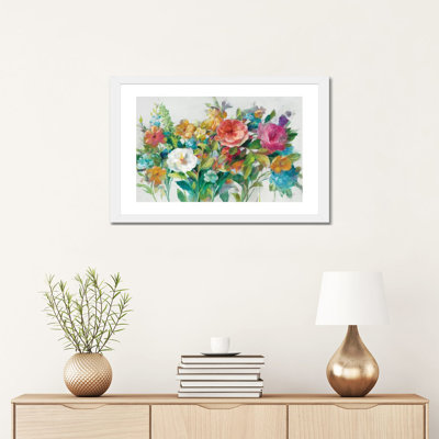 «Country Florals Neutral» par Danhui Nai - impression