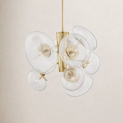 Jovi 9 Light Glass Pendant