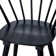 Majidah Solid Wood Arm Chair in Black
