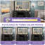 Ensemble de coiffeuse avec miroir à DEL Edrosie Inc - Rehaussez votre rituel de beauté avec une fonctionnalité élégante