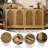 57" Sideboard Buffet Cabinet with Adjustable Shelves-1364718736