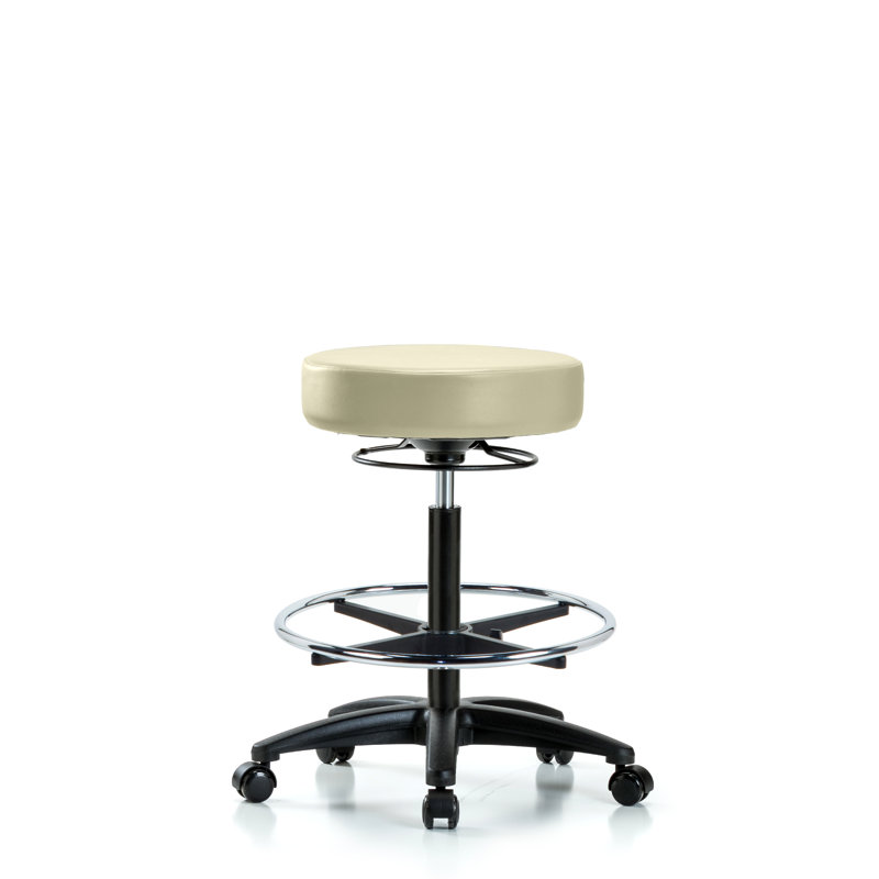 Tabouret de laboratoire Audet, Adobe, Roulettes