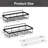 2 Pack Adhesive Shower Caddy No Drilling Rust-Proof