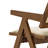 Mila Rattan Solid Wood Dining Chairs, Walnut-1922918480