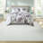 Cal King Modern Floral Bedding Sets, Polyester Comforter, Home Bedroom Elegance