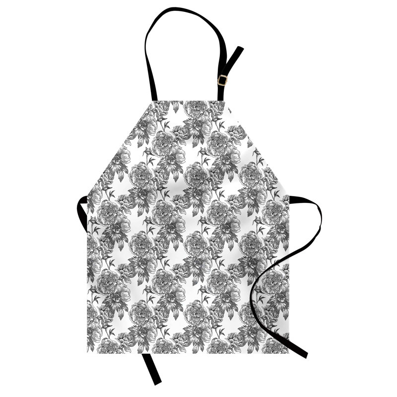 Tablier floral East Urban Home unisexe