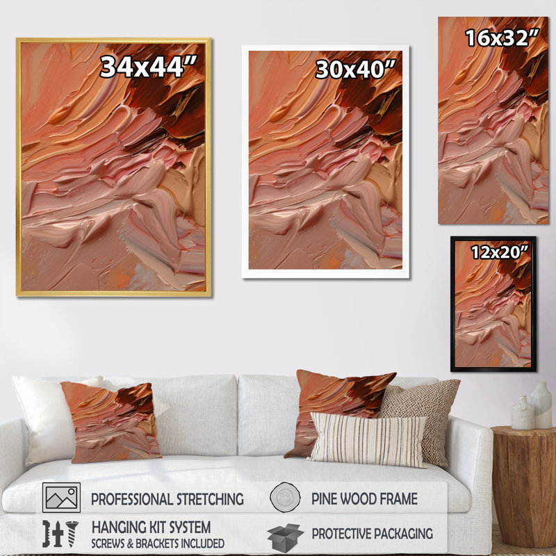 «Chocolate Bliss», reproduction d'art sur toile, Cadre simple argenté, H 32 po x l 16 po x P 1 po