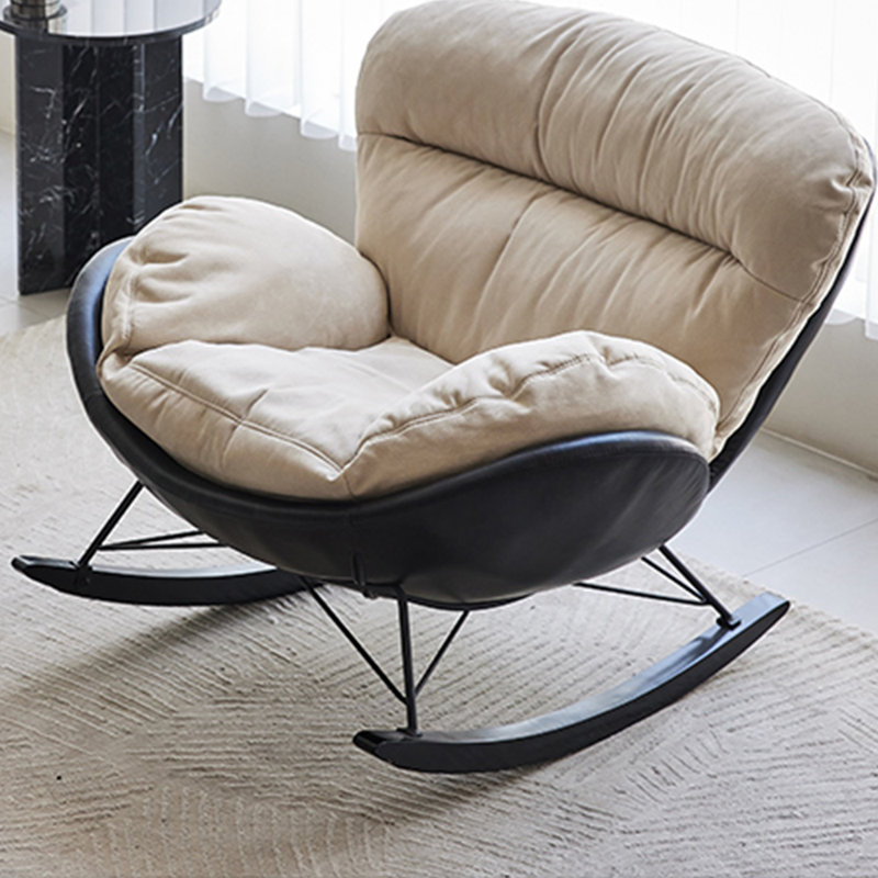 Chaise berçante moderne simple et décontractée