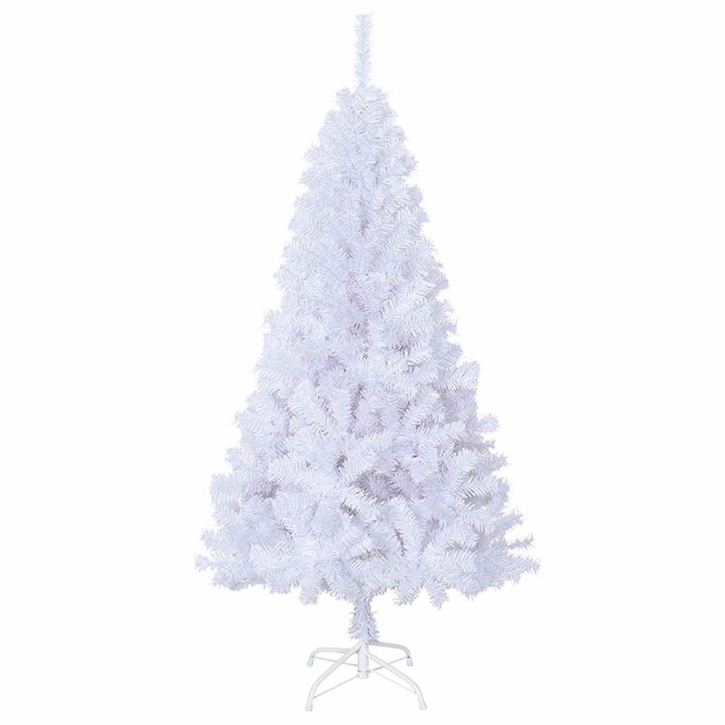 Lighted Artificial Christmas Tree, 120cm H, White