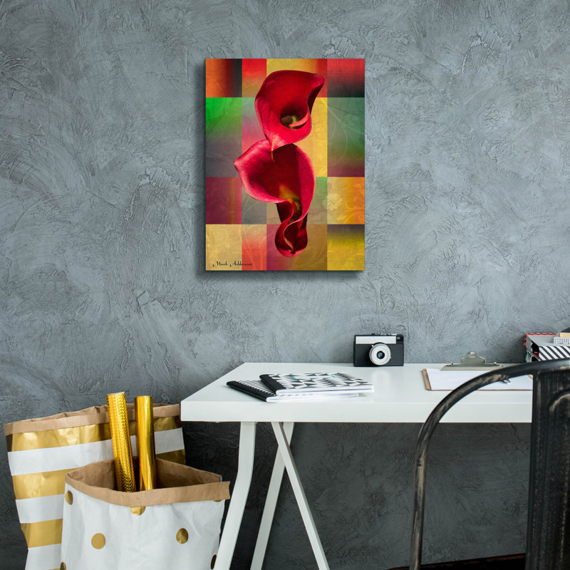 «Bbb 2» par Mark Ashkenazi, art mural sur toile, H 16 po x l 12 po x P 0,75 po