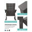 Chaise Adirondack berçante en PEHD Wolak-1931974300