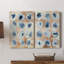 «Tile Serenity Fragments I» - Toile tendue avec châssis de qualité supérieure