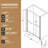 Matte Black Aluminum Frame 48" Wide 72" High Double Sliding Shower Door, 1/4" (6mm) Clear Tempered Glass, Waterproof, Reversible For Bathroom Frame、48" X 72"、double Door、clear Glass、rust