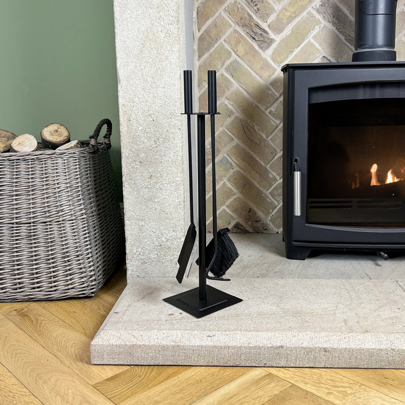 Malham Steel Fireplace Tool Set
