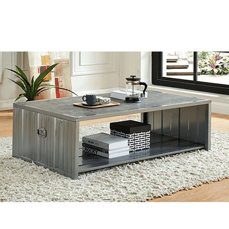 Table basse avec rangement à chariot Mcglynn
