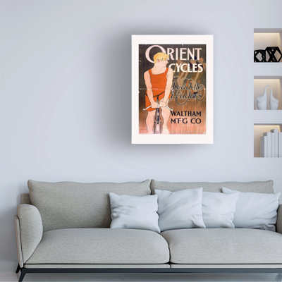 "Bachelor" par Edward Penfield sur les meneurs. Art sur toile Waltham Mfg Co