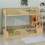 Bunk Bed On Floor With Stairs Storage-427809880